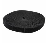 StarTech.com Attaches de câble à boucles auto-agrippantes en vrac - Rouleau de 7,6 m - Sangle pour câbles sur mesure - Noir - rouleau d'attache de câble