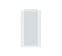 Attaches Câbles Auto-Bloquantes 4,6 x 400mm 25 Pièces en Nylon Blanc