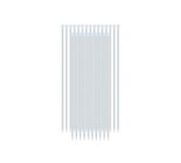 Attaches Câbles Auto-Bloquantes Nylon Blanc 4,6 x 500mm - Lot de 25