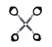 Attaches chevilles et poignets, Contraintes Fétish BDSM noir