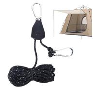 Attaches - Crochet de verrouillage réglable robuste pour arrimage de cargaison et installation de tente avec système de poulie solide, multifonction pour garage, lampes de culture, camion, rangement