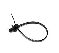 Attaches de câble ailées en nylon noir (50, 3,6 mm x 155 mm)