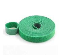 Attaches de câble auto-adhésives de 2 cm x 3 m, bandes auto-agrippantes pour fermeture et rangement de câbles (vert)