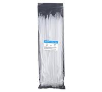 Attaches de câble de 100 pièces - Gestion polyvalente des câbles en nylon | Gestion des câbles pour organiser la maison | Enrouleur de câble avec fixation réglable | Attaches de serrage en nylon noir