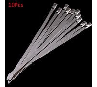 Attaches De Câble En Acier Inoxydable, 10 Pièces, Attaches De Verrouillage De Câble D'échappement Polyvalentes