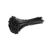 Attaches de câble en Nylon, 100/200/300/400/500/1000 pièces, sangles cordon autobloquantes, fixation câbles réglables, pince plastique, attache à fermeture éclair(Black(5x250mm),200PCS)