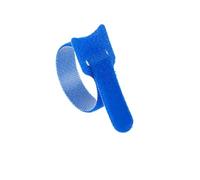 Attaches de câble en nylon autobloquantes, Attaches de câble détachables en plastique coloré, 100 pièces, boucle Nylon réutilisable, type fermeture éclair, Bandage fil(Blue,12x150mm)