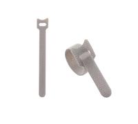 Attaches de câble en nylon autobloquantes, Attaches de câble détachables en plastique coloré, 100 pièces, boucle Nylon réutilisable, type fermeture éclair, Bandage fil(Gray,12x300mm)