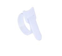 Attaches de câble en nylon autobloquantes, Attaches de câble détachables en plastique coloré, 100 pièces, boucle Nylon réutilisable, type fermeture éclair, Bandage fil(White,12x150mm)