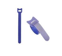 Attaches de câble en nylon autobloquantes, Organisateur de câbles libérables, 50 pièces, attaches for écouteurs, gestion des fils, boucle réutilisable en Nylon, cerceau, sangles bande(Blue,12x200MM)