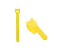 Attaches de câble en nylon autobloquantes, Organisateur de câbles libérables, 50 pièces, attaches for écouteurs, gestion des fils, boucle réutilisable en Nylon, cerceau, sangles bande(Yellow,12x250MM)