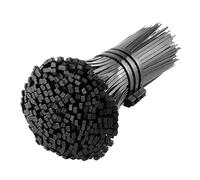 Attaches de câble en Nylon réutilisables, 100/200/300/400/500 pièces, sangles cordon autobloquantes réglables, lot câbles plantes, boucle fixation, attache à fermeture éclair(Black(3x100mm),500pcs)