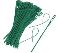 Attaches de câble et clips pour plantes - Flexibles, réglables, polyvalents, parfaits pour les crochets de tomates, pinces d'argile, attaches de plantes, lot avec bande , réutilisable, solide