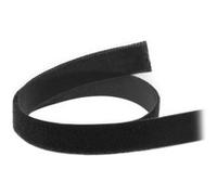 Attaches de câble InLine® avec bande de type velcro 16mm noir 10m Noir