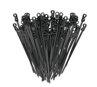 Attaches de câble réutilisables, 100 pièces de serre-câbles amovibles réutilisables | Cord Manager Sangles multi-usages haute résistance à la traction pour l'intérieur et l'extérieur