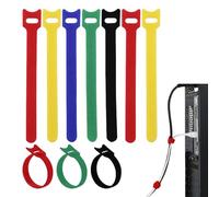 Attaches de câble réutilisables, serre-câbles - 10 serre-câbles multi-usages | Organisateurs de gestion de câbles, organisateur de câbles réutilisable multi-usages pour attacher les câbles