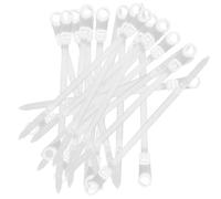 Attaches de câbles en nylon - Serre-câbles multifonctions avec trou de vis - 100 outils de gestion des câbles réutilisables - Pour la maison, le studio, l'atelier