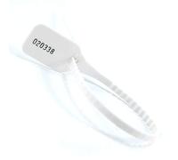 Attaches de câbles, Reusable Cable Ties Self Locking Security Seals Numbered Pack of 1000 White