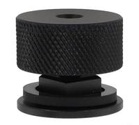 Attaches de capot de soudure en aluminium de 10,4 mm pour casque de pipeliner - Vis de rechange compatibles avec les casques en fibre métallique, résistant à l'oxydation, durable (noir)