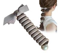 Attaches de cheveux de cordon téléphonique,No Tangles Bow-Tie Hair Rope Bandeau | Attaches élastiques imperméables pour cheveux, sangles de queue de cheval pour filles, cheveux épais et bouclés