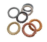 Attaches De Cheveux En Spirale À Haute Élasticité, 10 Pièces, Douces for Les Queues De Cheval