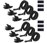 Attaches de couvertures de piscine creusées de type lourd sangles réglables crochet pour accessoires de natation fixation coupe-vent