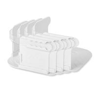 Attaches de draps verrouillables pour garder les draps serrés - Support de drap de lit robuste - Sangles de drap-housse d'angle - S'adapte à toutes les tailles de matelas - Installation facile (blanc)