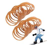 Attaches de frein en caoutchouc | Anneaux de retenue de frein en caoutchouc | Anneaux de retenue de planche à neige pour équipement de ski, planche à neige