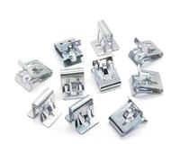 Attaches de Garniture Métalliques - 10 Attaches de Remplacement - Métalliques Universelles pour la Fixation des Garnitures | Pour Réparation Automobile, Moulage et Accessoires