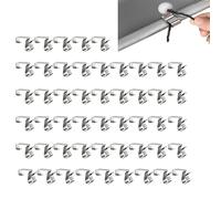 Attaches de Gouttière pour Lumières Extérieures - Crochets Imperméables pour Noël,50 Pièces Fixations De Gouttière Pour Lumières Extérieures - pour Bandes LED Lanterne Fêtes Mariage Camping Balcon Toi