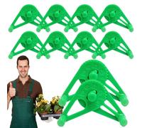 Attaches de Guidage pour - Lot De 10 Fixations Ajustables Pour Tiges Et Sarments - Arceaux pour Diriger les Branches - Pour Lier Lierre Pothos Monstera Orchidée Tomate Légumes Tiges Bourgeons Serre Ja