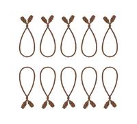 Attaches de guirlande compactes, supports de couronne de 10 pièces, enveloppes torsadées de 20,08 pouces avec une forte adhérence, accessoire de vacances saisonnier, outil de décoration avec un design