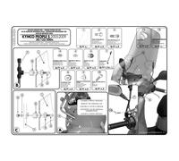 Attaches De Pare-Brise KYMCO 50 People S 4T 2005-2015