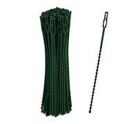 Attaches de Plantes, Lot de 800, 23 cm, Liens de Serrage réglables, réutilisables, Fixation Jardin, Vert