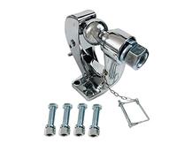 Attaches de Remorque, Crochet d'attelage chromé 5TON combiné avec 2 "50mm boule de remorque remorquage pièces robustes(With 2inch ball)