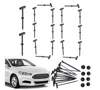 Attaches de serrage | Attaches de pare-chocs de voiture - Outil de fixation à double face 100 pièces pour gestion de câbles de voiture électronique de jardinage entrepôt de camping