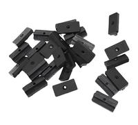 Attaches de terrasse d'extérieur en composite - Clips de fixation robustes - Résistant aux intempéries - Pour une utilisation sur le sol - Clips de stabilité