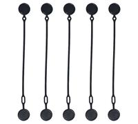 Attaches d'organisateur de cordon magnétique - Câble magnétique de 18,5 cm et 12,5 centimètres, enveloppe de cordons en silicone, gestionnaire de fils réutilisable, clip multifonction | Utilisation de