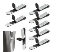 Attaches en acier inoxydable - 8 clips pour fixer des anneaux de pâtisserie, accessoires de pâtisserie pour la cuisson, les desserts, les muffins et les biscuits - Pour la cuisine à la maison et les