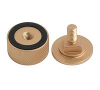 Attaches en aluminium pour 10 capots de soudage de 4 mm, vis fiables adaptées aux casques de moto tout-terrain (doré)