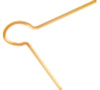 Attaches En Laiton Pour Boule Polystyrène 25 Pièces