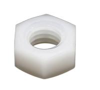 Attaches en plastique anti-vibrations 5/20/50pcs M2 - M20 écrou hexagonal en Nylon blanc écrou en plastique hexagonal(20pcs,M5)