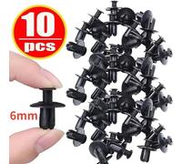Attaches En Plastique Pour Garde-Boue De Pare-Chocs De Voiture",Rivet Noir,Vis,Clips De Fixation,Toyota Focus,Kia,Nissan,Yamaha,6mm,"8mm - Type 6mm-10pcs