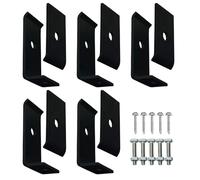 Attaches en treillis métallique, clips de grille de clôture, 4,9 x 2,8 x 8,7 cm, pince en acier galvanisé, outil de fixation antirouille pour allée, aménagement paysager, jardin, ranch, extérieur