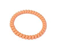 Attaches for Cheveux Style Cordon Téléphonique Couleur Bonbon, 10 Pièces, Parfaites for Sécuriser Les Petits Pains Et Les Queues De Cheval(Watermelon powder)