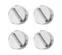 Attaches magnétiques pour broches - Quatre pièces métalliques de partie lisse sans joints, partie arrière de broche aimants pour mouchoirs - pour châles, tissus, fleurs de torchon, badges, usage