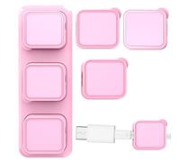 Attaches Magnétiques Pour Câbles - 6 Pièces d'Attaches Autocollantes pour l'Organisation des Fils - Avloppspropp för Handfat,Pour le Bureau, la Maison, la Table, le Chevet, la Chambre, le Salon