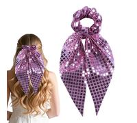 Attaches pailletées | Attache Queue de Cheval Scintillante | élastiques sans casse,pour filles, femmes, épouses, danseuses, artistes, anniversaire, fêtes, mariage, vacances, gym, sport, yoga, cours,