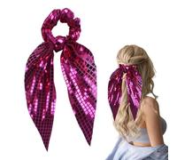 Attaches pailletées - Chouchous Scintillants - Attaches Queue de Cheval Élégantes | pour Femmes Dames Danseuses Artistes Vacances Salle de Sport Entraînement Cours de Yoga École