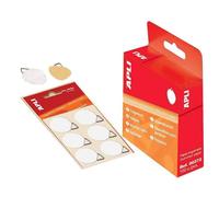 APLI Attaches papier adhésives mixtes Ø 3 cm Pochette de 12